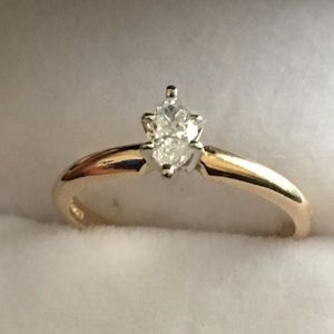14k engagement ring